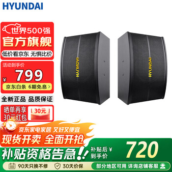 Hyundai modern professional 10-inch card package home theater ktv audio home combination professional entertainment activities k song conference stage equipment professional vertical box hy110k speaker pair