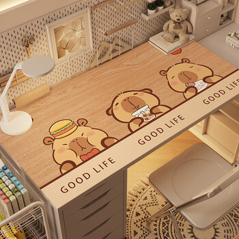 Zhong zhang gui m's new tablecloth student desk writing desk waterproof and washable children's study desk mat kapi cute new painting core 60x110cm