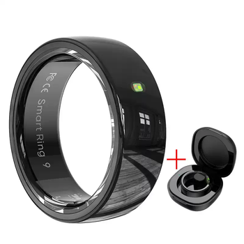 Shantou lincun is suitable for all mobile phones, smart ring, touch camera, healthy sleep, nfc access control, skin temperature indicator r05, black no. 10, 20mm