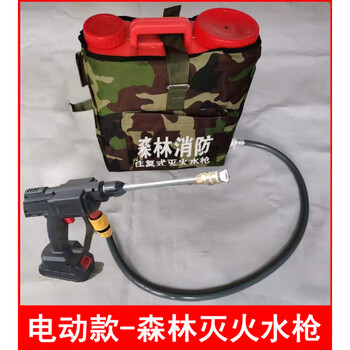 Forest fire extinguishing water gun portable electric fire extinguishing water gun carrying individual fire extinguishing water gun reciprocating fire extinguishing water gun electric water gun
