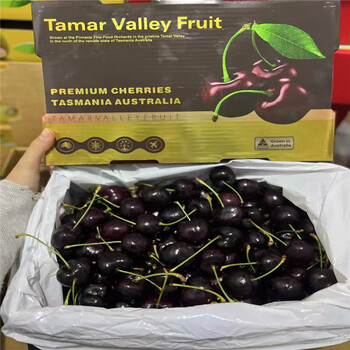 Australian cherry fresh fruit imported from tasmania, australian large cherry original box gift box 4 catties (net weight) 4 catties original box 5j 34mm (inclusive)-36mm (exclusive)