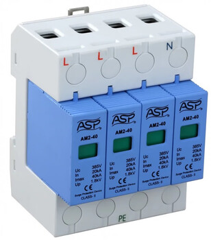 Jiansu shanghai lightning protection device asp lightning protection device surge protector am1-80am2-40am3-20 am1-80/4