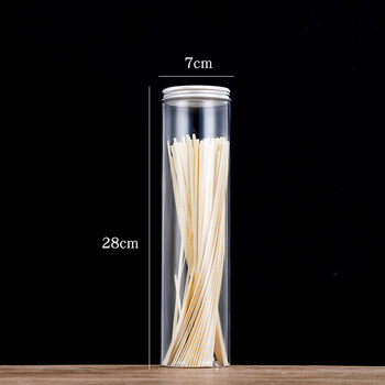 Tuojin german imported quality internet celebrity grain storage jar food-grade kitchen spices storage jar plastic cylindrical 1000ml 50 pieces + classification stickers + blank stickers