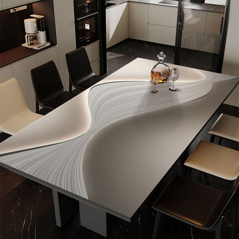 Fantasy table mat, no-wash tablecloth, heat-insulating table mat, light curtain cgj dining table mat, 90cmx200cm, the best choice