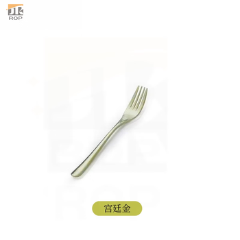 Satilang pure titanium spoon, fork and tableware set, outdoor portable lunch box, camping children's chopsticks and tableware, palace gold