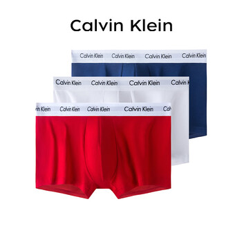 Calvin kleinck men's boxer briefs set 3 pack gift for boyfriend u2664g i03 red white blue l