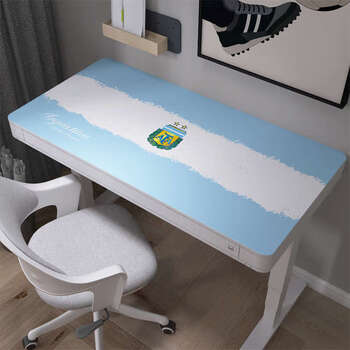 Yusenyi football tablecloth waterproof no-wash world cup computer tablecloth boys dormitory football field table mat sports desk mat leather argentina 60x100cm