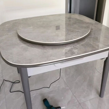 Fantasy solid wood dining table mahjong machine ultra-quiet fully automatic hotel chess and card room teahouse home mahjong machine ultra-quiet door-to-door delivery on mood no. 2