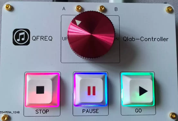 Qlab controller dual control version qlabcontroller music playback control white dual control
