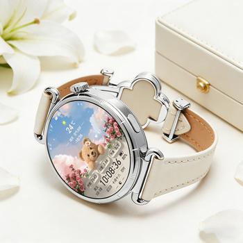 Huawei four-leaf clover little swan limited edition huawei watch watch gt6 smart watch health monitoring sports huawei gt6 new huawei original watch bluetooth ladies huawei gt6_41mm streamer purple + white four-leaf clover magnetic strap