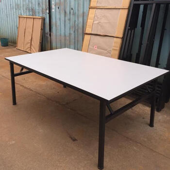 Folding workbench, cutting table, factory workshop workbench, assembly line packaging operation table, clothing inspection and packaging table, length 120*width 100*height 75cm