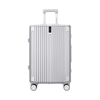 Samsonite's aluminum frame suitcase trolley case travel universal wheel password box fashionable business trip for men and women ty1 matte silver aluminum frame 20 inches 3.78kg with side handles