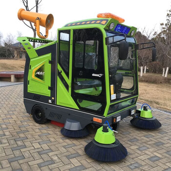 Sanitation electric sweeper fully enclosed cab sweeper city road cleaning truck factory sweeper sweeper sweeper cleaning truck sweeper truck five-brush sweeper green nationally available pre-sale price