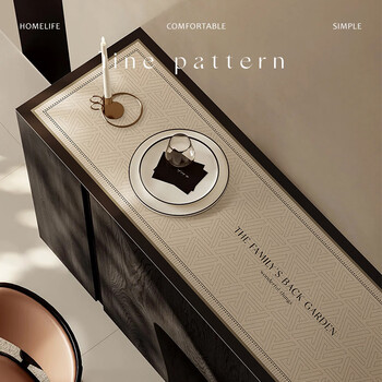 Fantasy sideboard light luxury high-end waterproof anti-porch table mat table mat shoe cabinet tv cabinet mat countertop mat jingguan 40 80cm