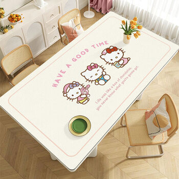 Fantasy table mat, free-cut tablecloth for students, high-looking desk mat, waterproof and anti-scalding coffee table mat, magic katie pebbled leather 70x70cm, stain-resistant, non-yellowing