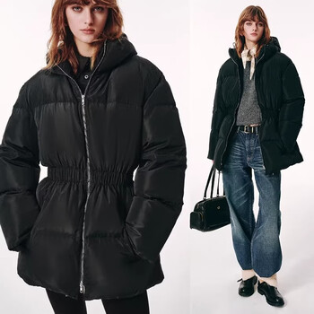In yasako ant waist 90 goose down warm and slim pr@da style fashion down jacket urban yahei m