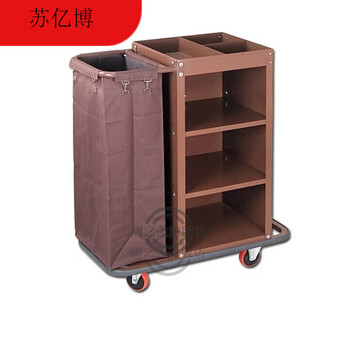 Odek pianan hotel linen cart guest room multifunctional hand push linen cart cleaning work car cleaning car single side (4-inch ordinary wheel)