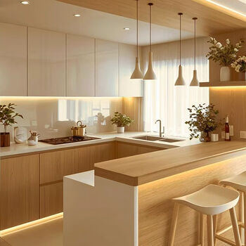 Yong huan house kitchen decoration integrated cabinet island table dining table integrated bar sideboard overseas whole house customization focusing on fifteen years