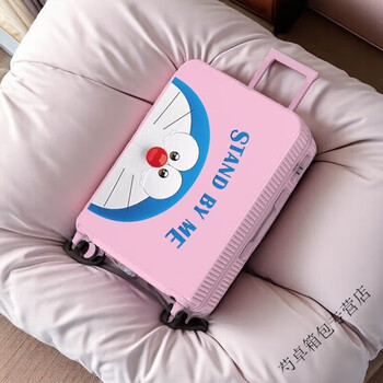 Ye yu doraemon boarding inch suitcase student accommodation trolley case lockbox summer camp study accompany me/pink 20 inch