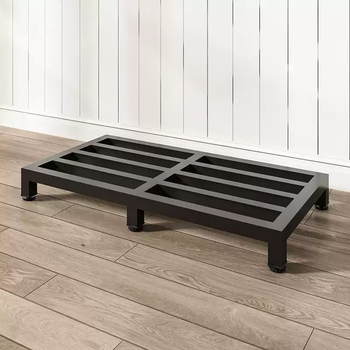 Xmsj bracket base moisture-proof storage rack refrigerator elevated shelf wooden cabinet base rack flower pot bracket custom rice noodle rack length 120 width 30 height 10 black