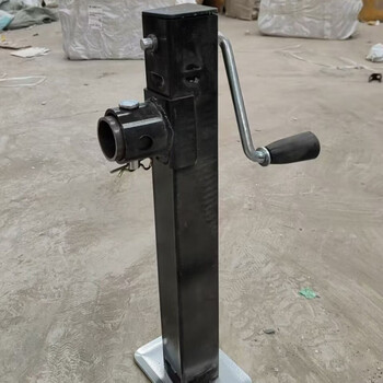 Qinkai hand-cranked jack trailer bucket trailer support leg farm tools manual folding four-wheel tractor ladder weighted 400 kg thickened version