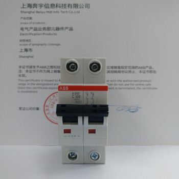 Abb circuit breaker double in and double out 2p100a bipolar air switch replaces s282-c100 100a 2p