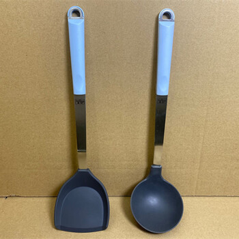 Yonghuan shunyang non-stick pot spoon, spatula, frying spatula, frying spoon, large soup spoon, large porridge spoon, durable handle, two-piece set of spatula and soup spoon. collect and purchase gifts