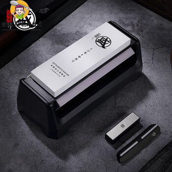 Oimg japan imported three-sided professional whetstone roller sharpener household kitchen knife angler whetstone 6000 white