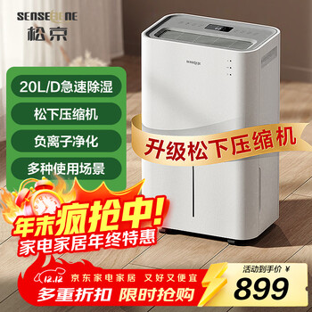 Sensegene dehumidifier/dehumidifier dehumidification capacity 20l/day household basement moisture absorber dryer dry clothes purification dk02
