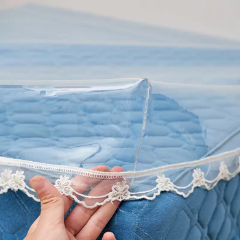 Yusenyi transparent fire cover zhuo cloth leather cover rubber pad soft glass waterproof, oil-proof and anti-scalding electric heating tablecloth crystal plate pvc transparent pvc table cover 66x66cm