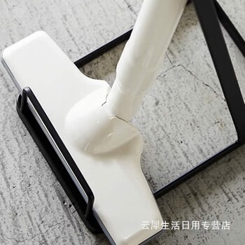 Yusenyi cross-border foldable vacuum cleaner storage rack suitable for floor organizing bracket free installation japanese style storage rack white