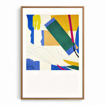 Yusenyi top-grade printing oceania combined painting sofa background wall living room hanging painting decorative painting matisse oceania 42x62cm thin edge wood grain frame ultra clear giclee