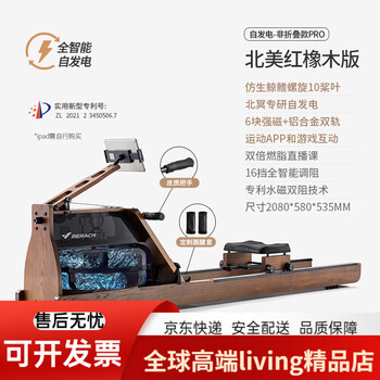 Merrick super fat burning hydromagnetic rowing machine home folding smart fitness 1 2024 upgraded 10-blade pro self-powering