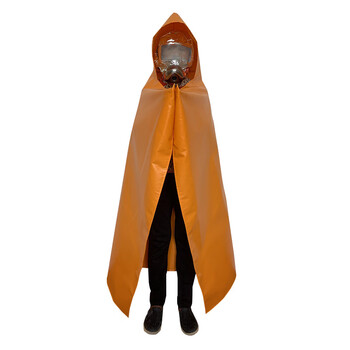 Fireproof cloak fire escape clothing household industrial fire blanket fire equipment fire blanket fiberglass silicone nano fireproof cloak adult model 1100 degrees