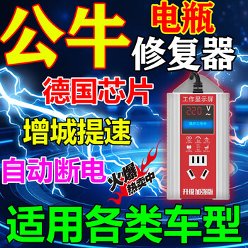 Newly upgraded electric vehicle battery repair artifact 12-96v fully automatic pulse repair battery life activation upgraded version restores when plugged in