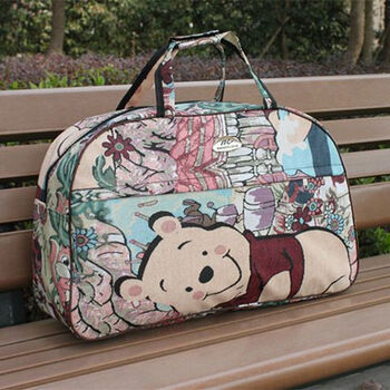 Ye yu travel bag waterproof oxford cloth wholesale fashion lightweight women's hand luggage bag for business trip large capacity men's luggage bag trendy winnie the pooh small size