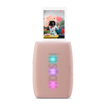 Fuji (fujifilm) one-time imaging instant printer mini link3 generation 3-inch photo paper mobile phone photo portable printing link3 rose pink (stand-alone version) package 2 (official + 20 pieces of white edge photo paper)