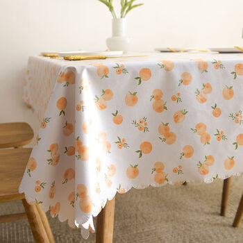 Fantasy tablecloth no-wash desk rectangular tablecloth style coffee table table mat tablecloth peach a quality 120x170cm