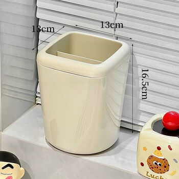Yong huan chopstick storage tube chopstick bucket chopstick cage chopstick basket drain countertop kitchen new storage ins simple plastic chopstick cage milky white