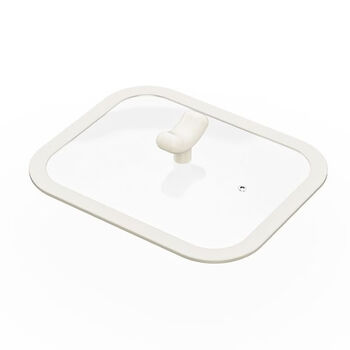 Yi yalu third generation thickened glass lid silicone square pot lid suitable for titanium three-in-one breakfast pot single lid does not include the pot third generation-thickened glass lid with glass lid purchasing instructions suitable for titanium three-in-one breakfast pot