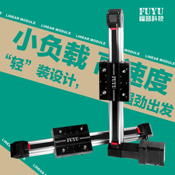 Fuyu timing belt 30 wide slide cnc electric cross three-dimensional slide linear linear guide dual-axis module 1500mm