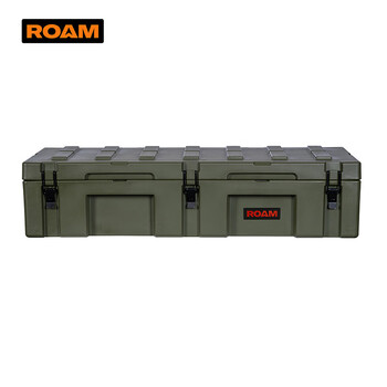 Roof-proof box 83 rotational molding box outdoor car storage box rescue tool box equipment box 122 upgraded version black 95l straight support escape box (with quick release frame) upgraded version