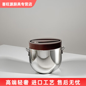 Mppmck double-layer stainless steel ice bucket filled with ice cubes nordic personality stainless steel ice bucket grape champagne red wine chilled wine furniture home handle ice bucket