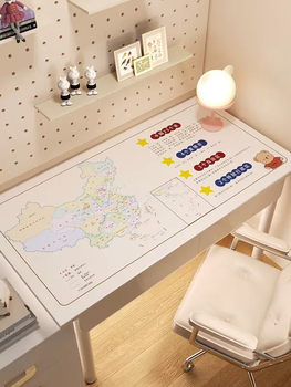 Yusen yi world map desk mat primary school desk tablecloth environmentally friendly odorless leather tablecloth children's learning n map knowledge 40x60cm