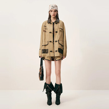 Phorm shopping mall same style 2026 spring new jacket w08822616 khaki xs