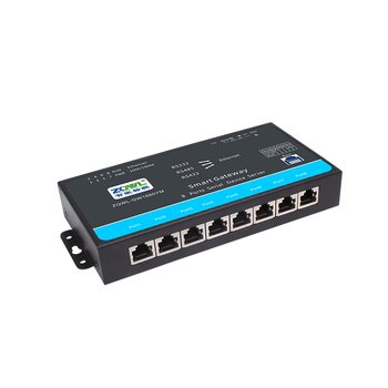 Serial server 8-way rs232/422/485 to ethernet module modbus gateway active polling rtu to tcp serial port to network port