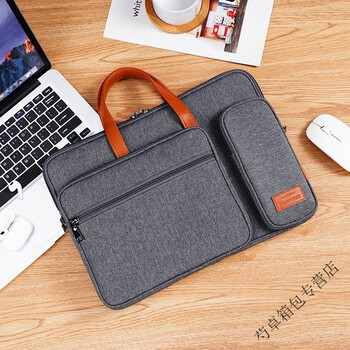 Ye yu notebook laptop bag 2-in-1 black gray oxford cloth 15.6 inches