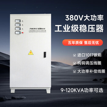 Shanghai people's three-phase automatic voltage stabilizer 380v single-phase 220v6/10/20/30/40/60/100/120kw tns-150kva