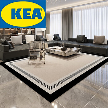 Tsutsuka home carpet living room barrier-free luxury high-end modern simple no-wash wipeable bedroom qiunong 140cm*200cm newly upgraded upgraded waterproof silk