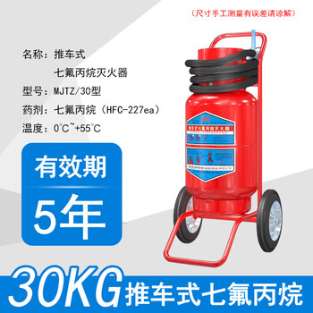 South china city zhe'an 2/4kg portable heptafluoropropane fire extinguisher cabinet hanging constant temperature control automatic gas 6kg 8kg trolley type 30kg heptafluoropropane